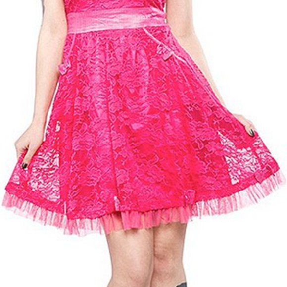 Tear Up The Town Pink Dress - Picture 2 of 4